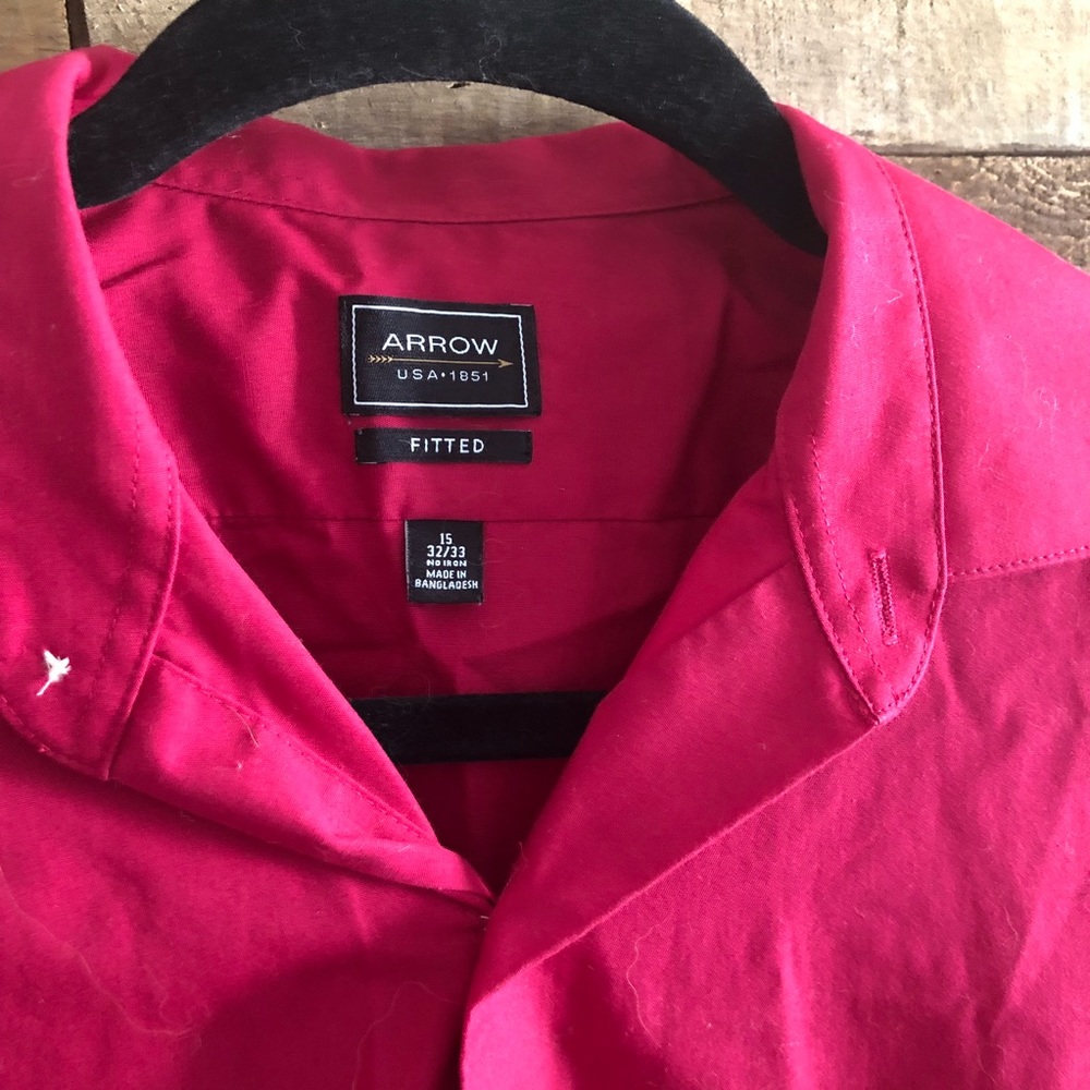 red button up - Picture 2 of 2